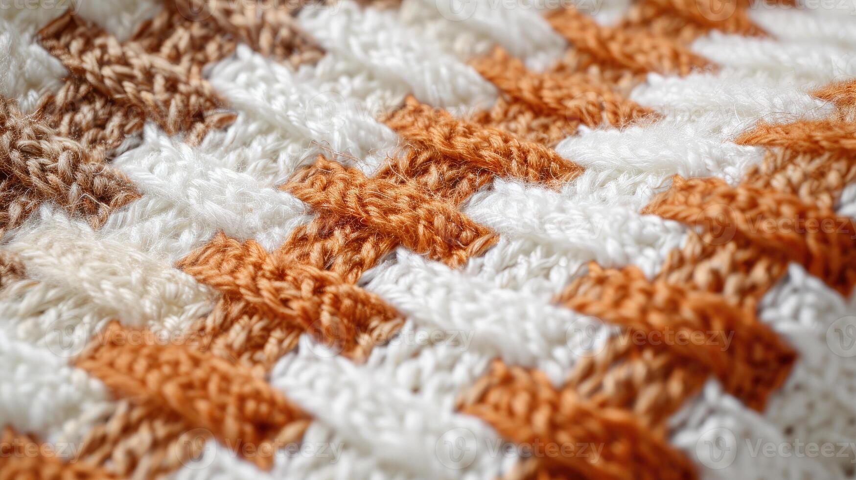 Close-up of Crocheted Blanket photo