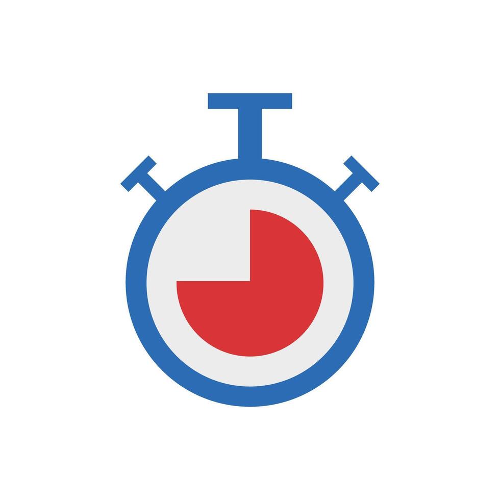 Modern timer icon vector