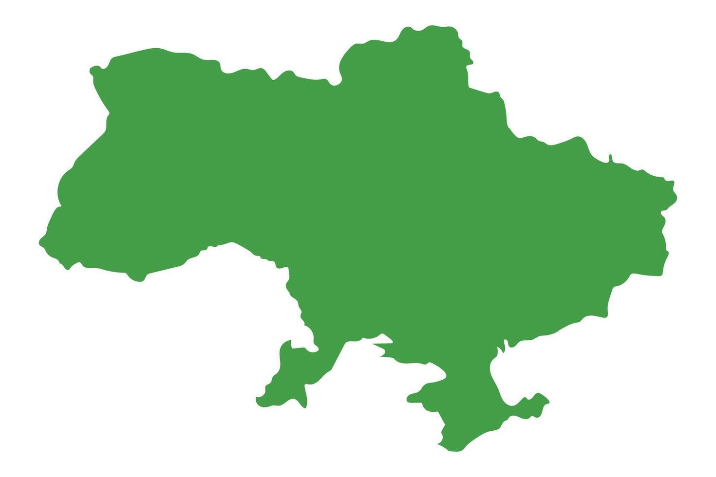 Map of Ukraine. Countries in Eastern Europe. vector