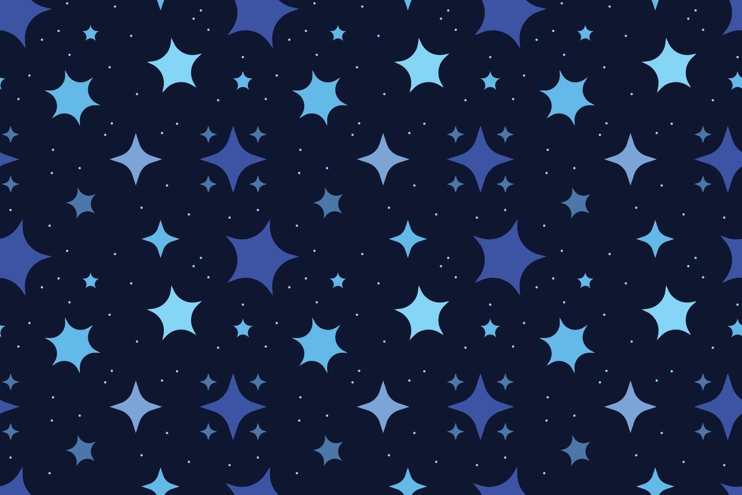 a blue and white star pattern on a dark background vector