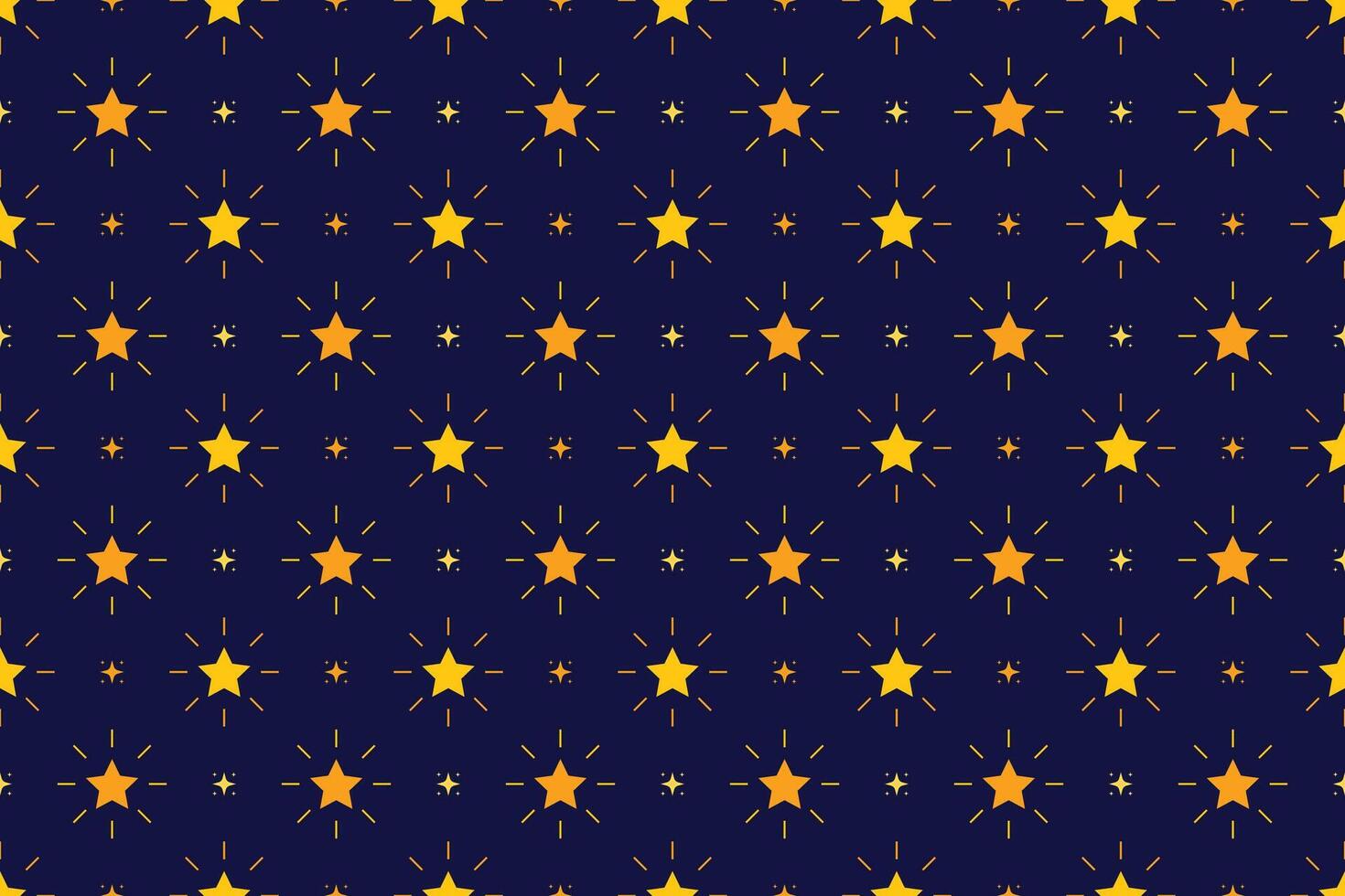 a pattern with stars on a dark blue background vector