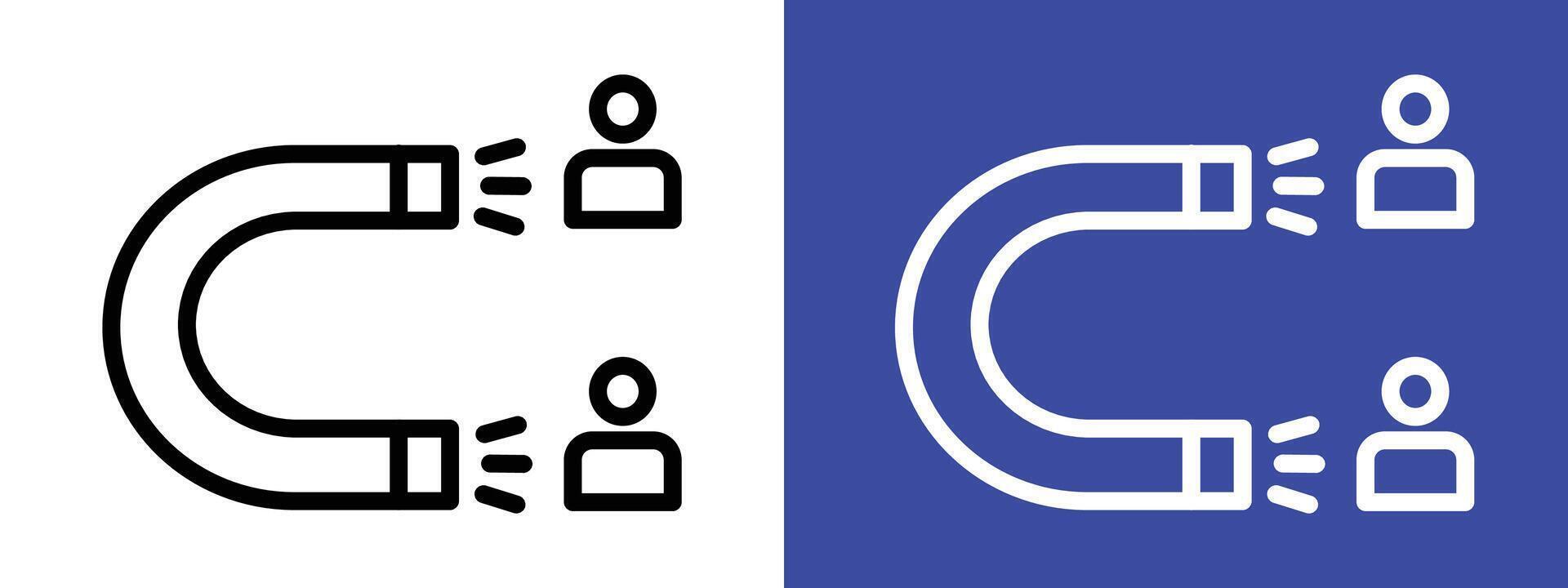 User Engagement icon logo sign set outline vector