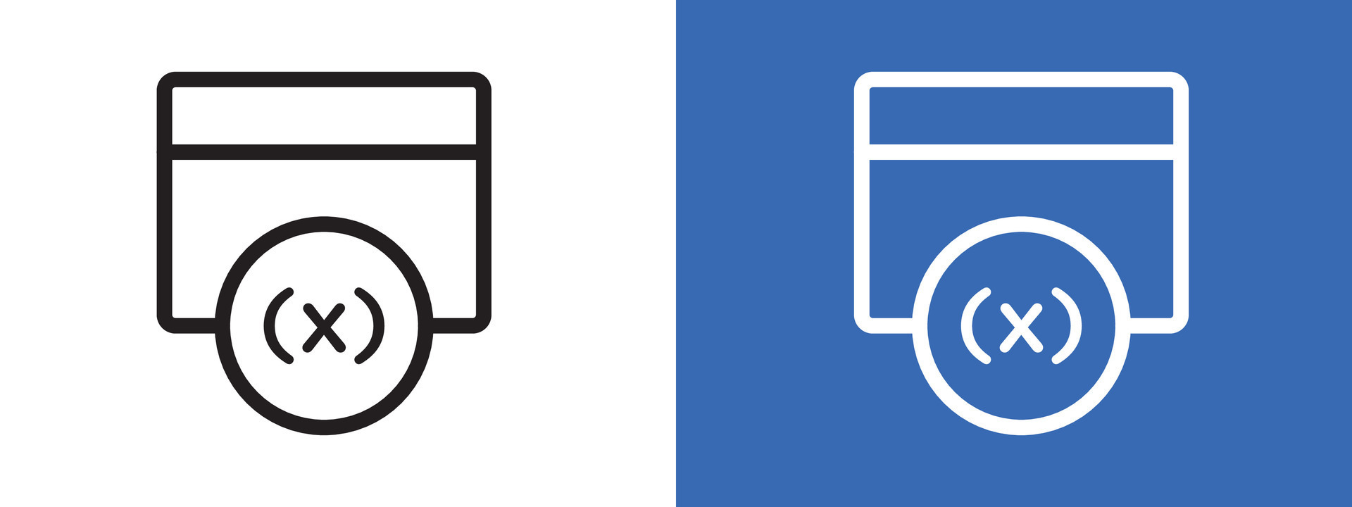 Variable symbol icon logo sign set outline 48258086 Vector Art at Vecteezy