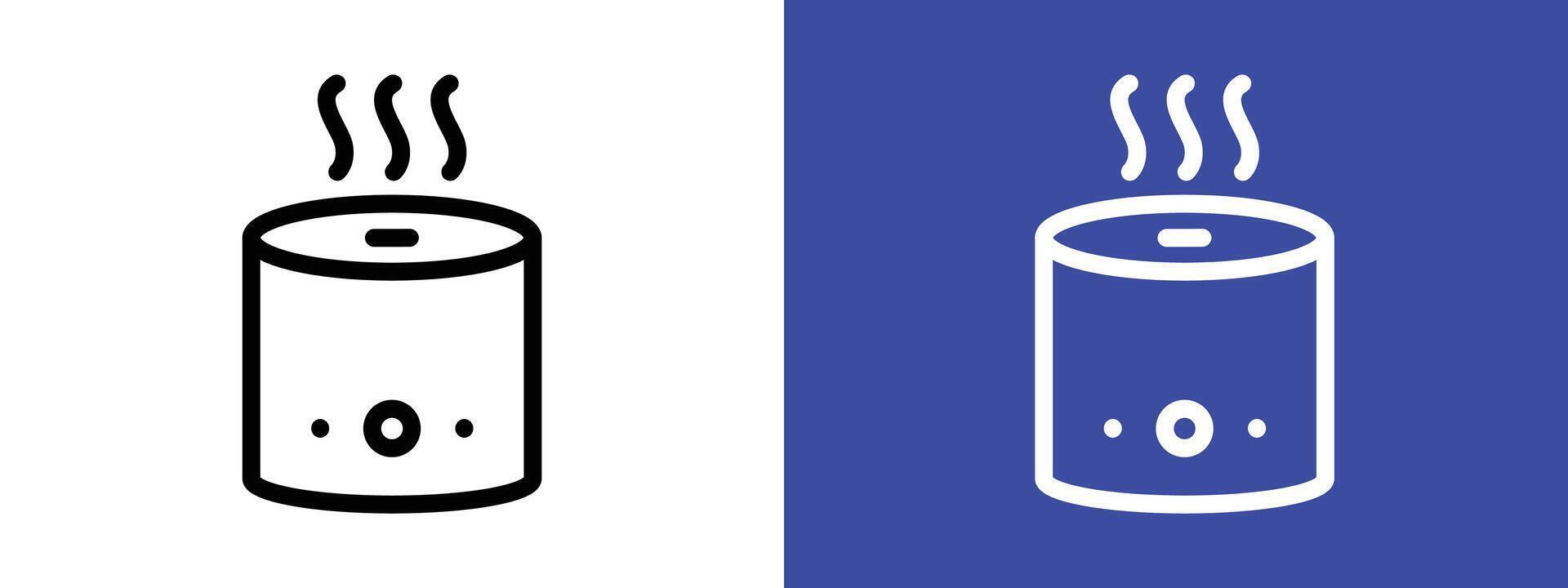 Humidifier icon logo sign set outline vector