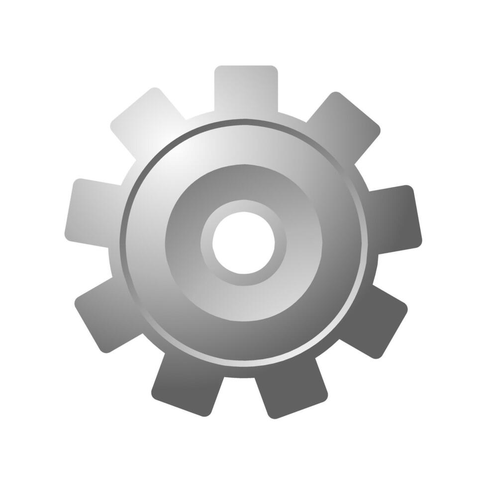 gear wheel icon vector
