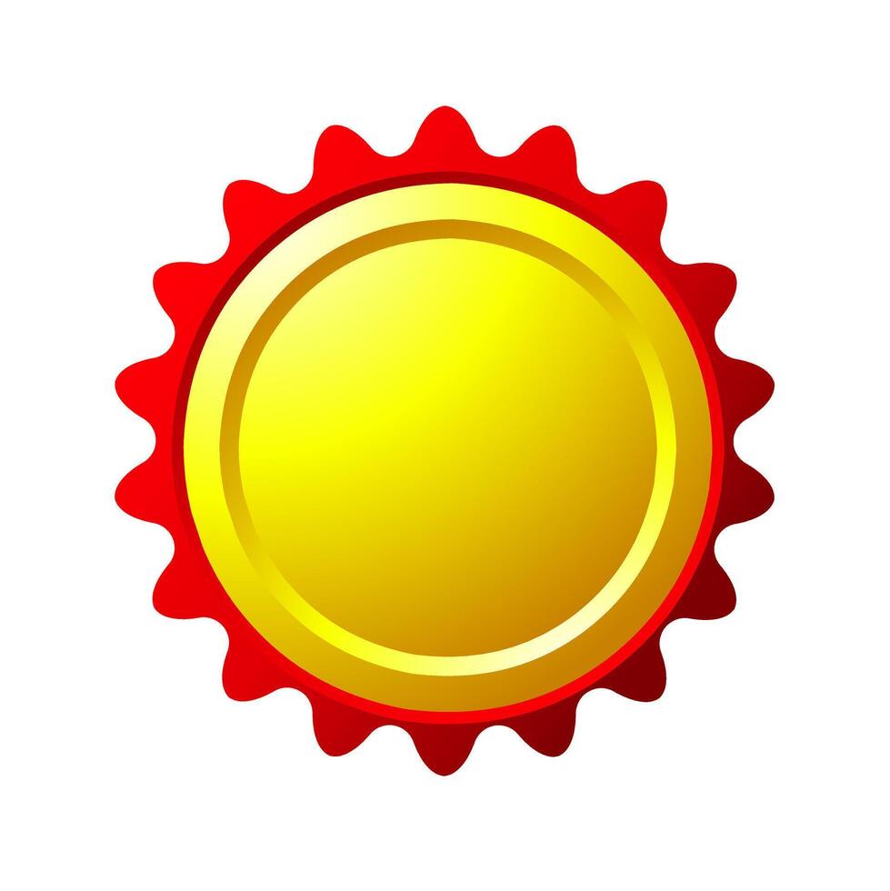 Custom guarantee badge icon for illustrator and graphic designer vector