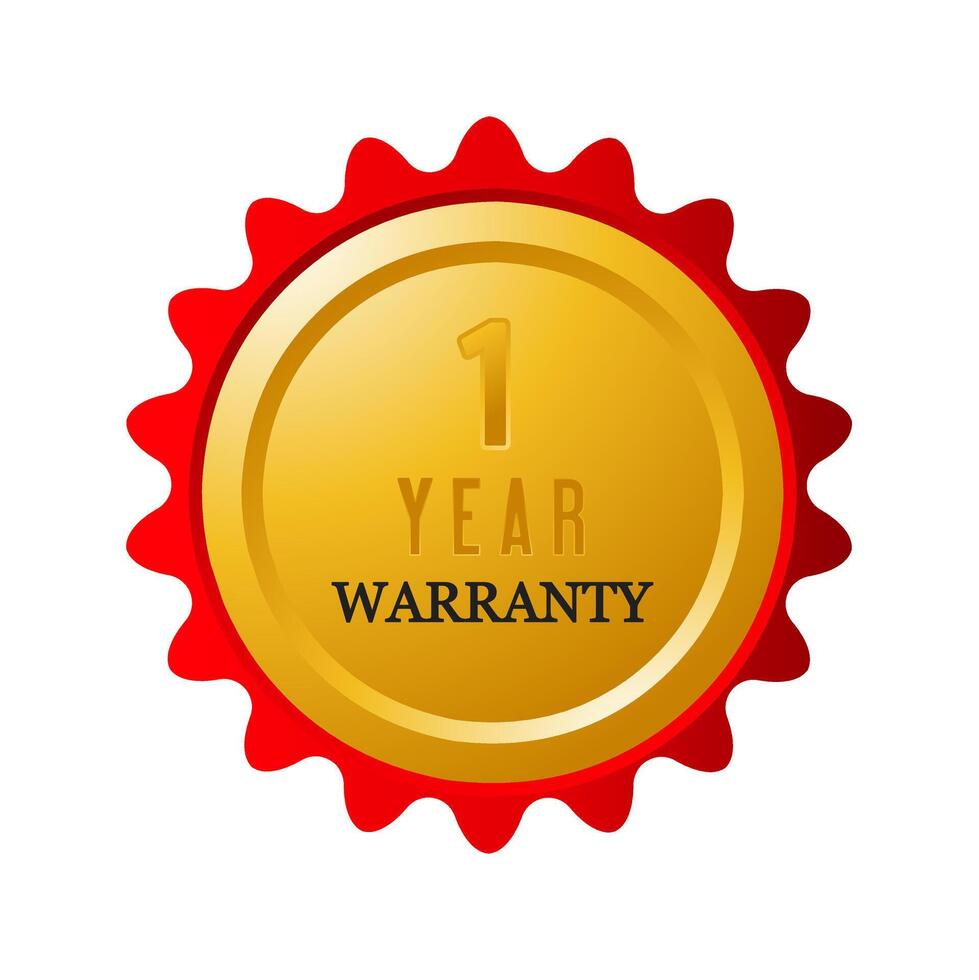 Custom guarantee badge icon for illustrator and graphic designer vector