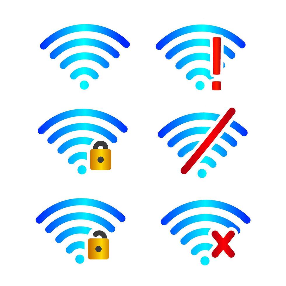 wireless icon sign vector