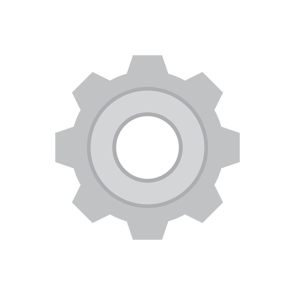 Metal gear cartoon illustration icon vector
