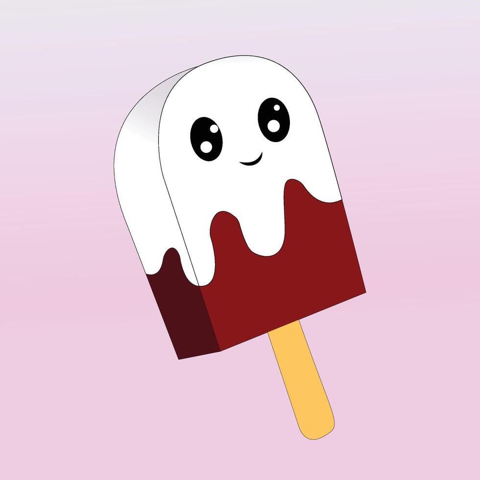Ice cream illustration vector