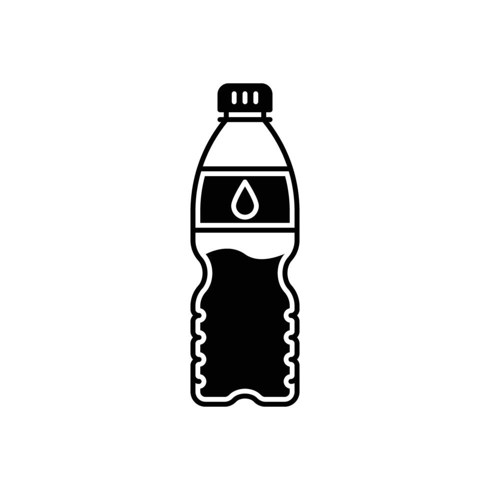 bottle icon in trendy flat design vector