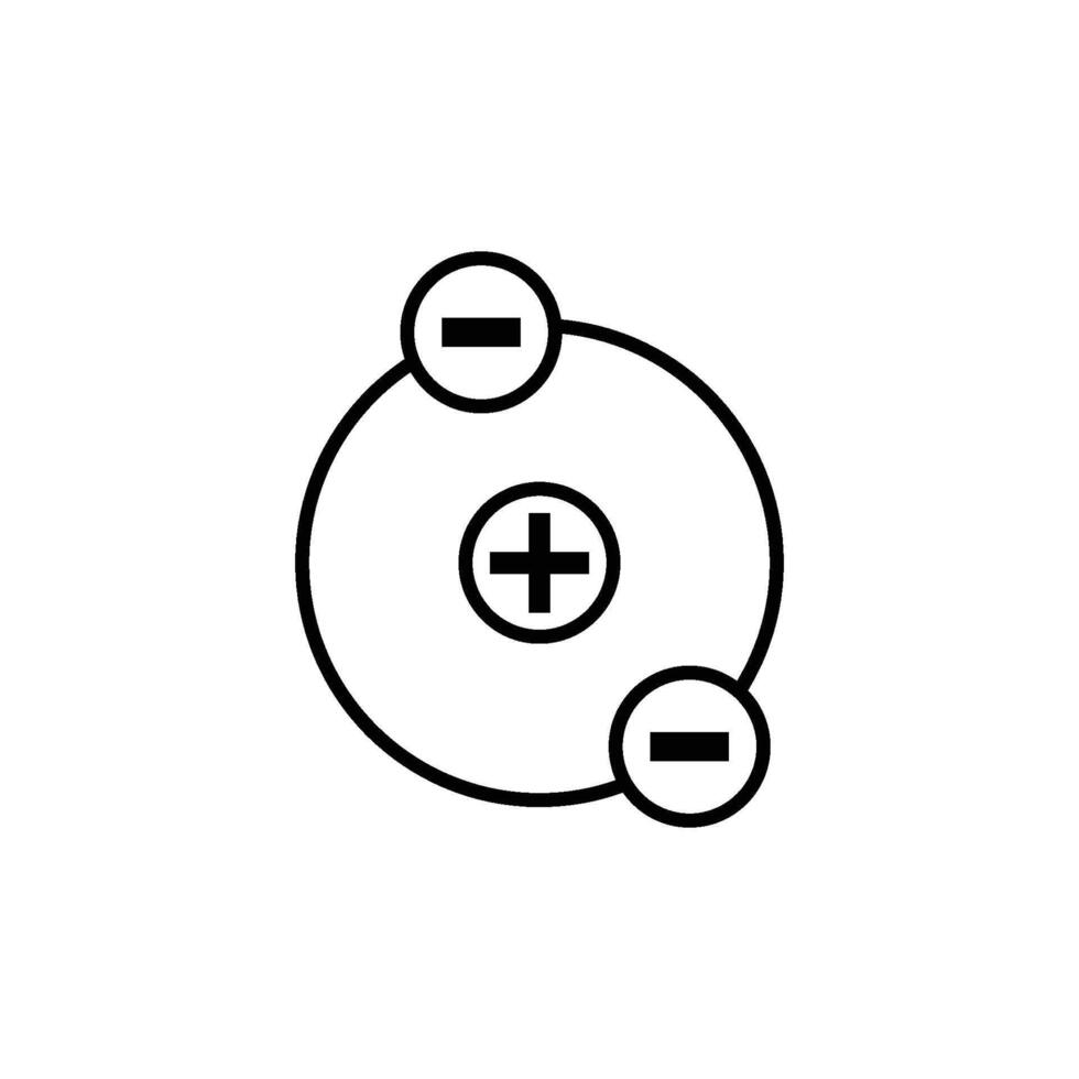 electron icon illustration vector