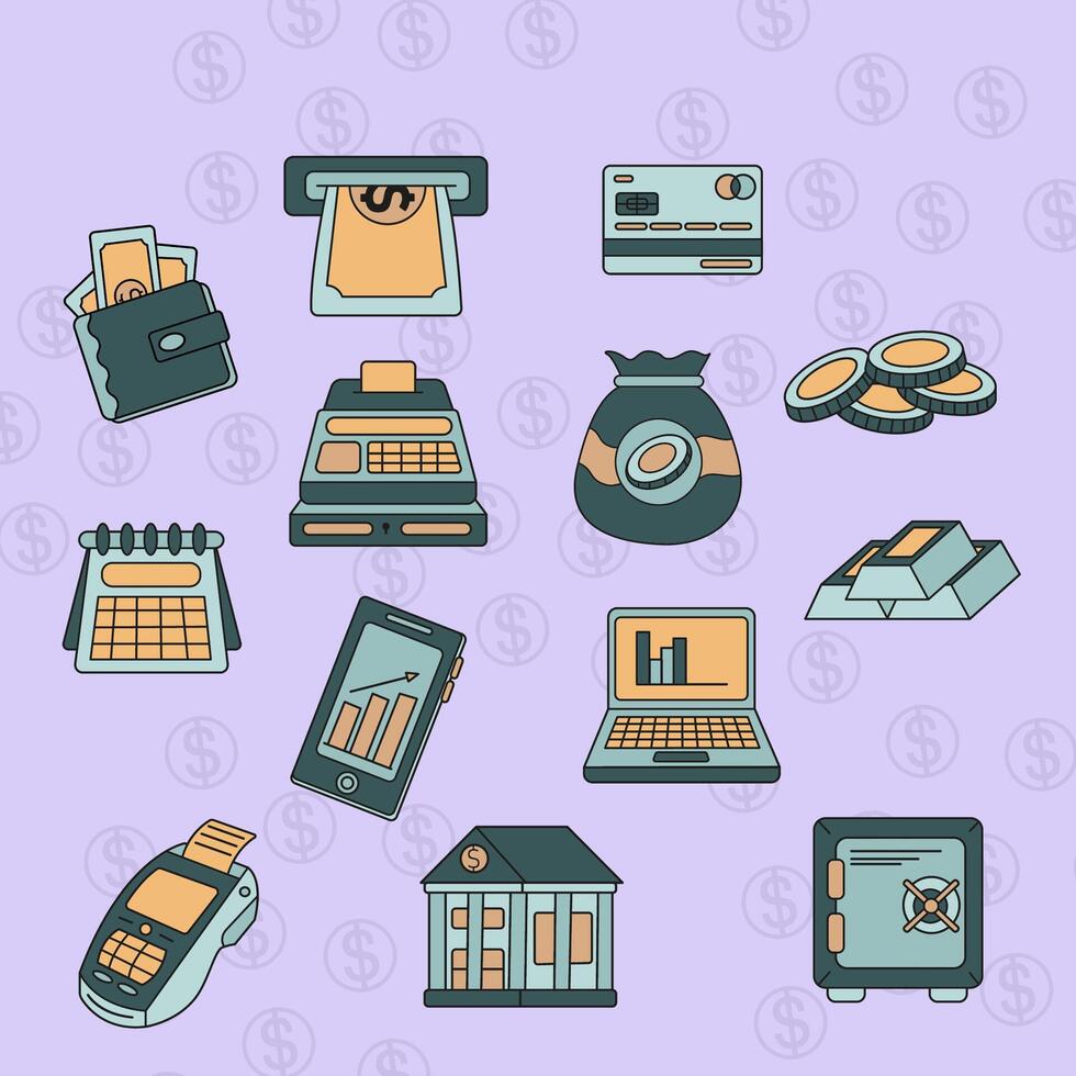 Apps Finance Ofice vector