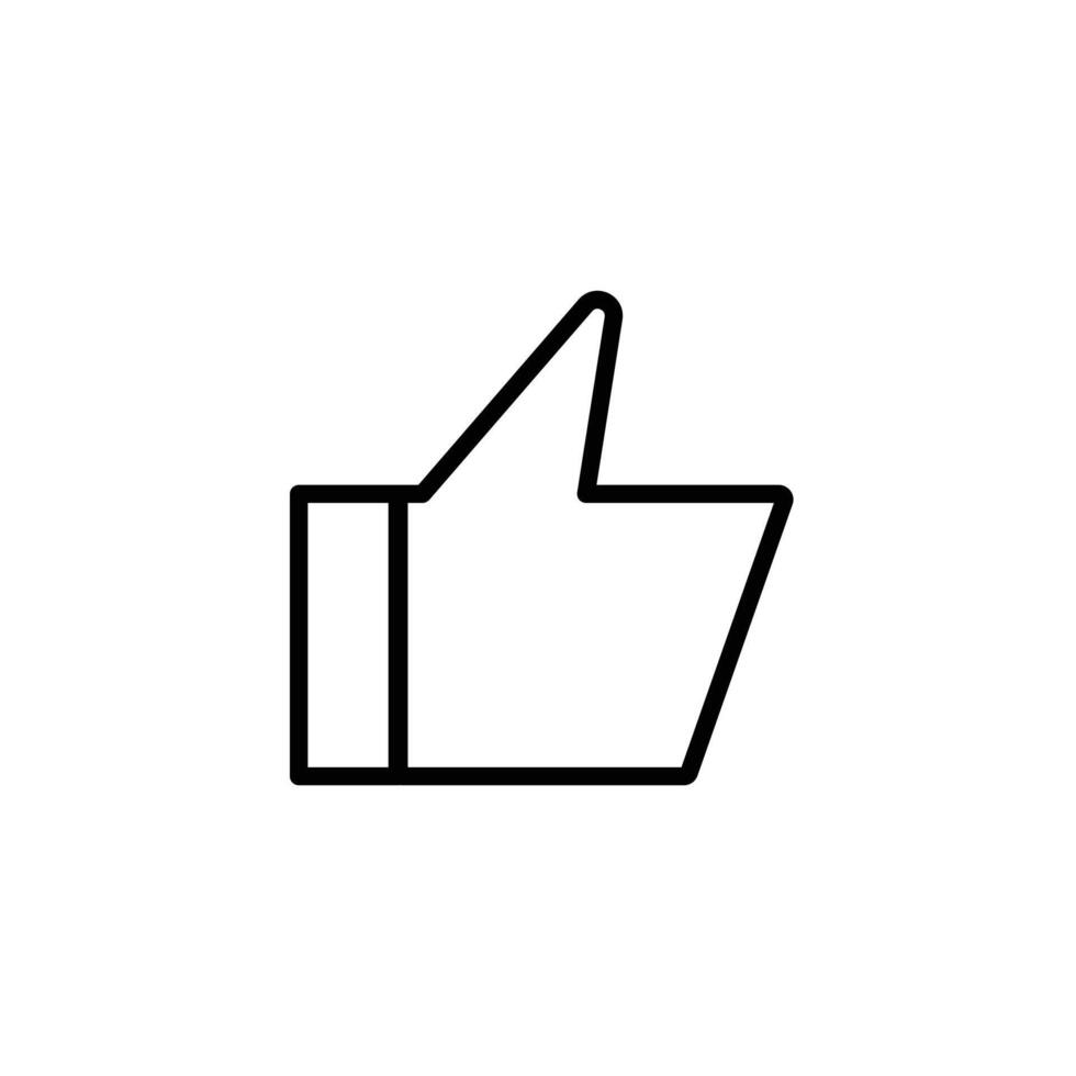 Like social media icon sign for app or website . illustration vector