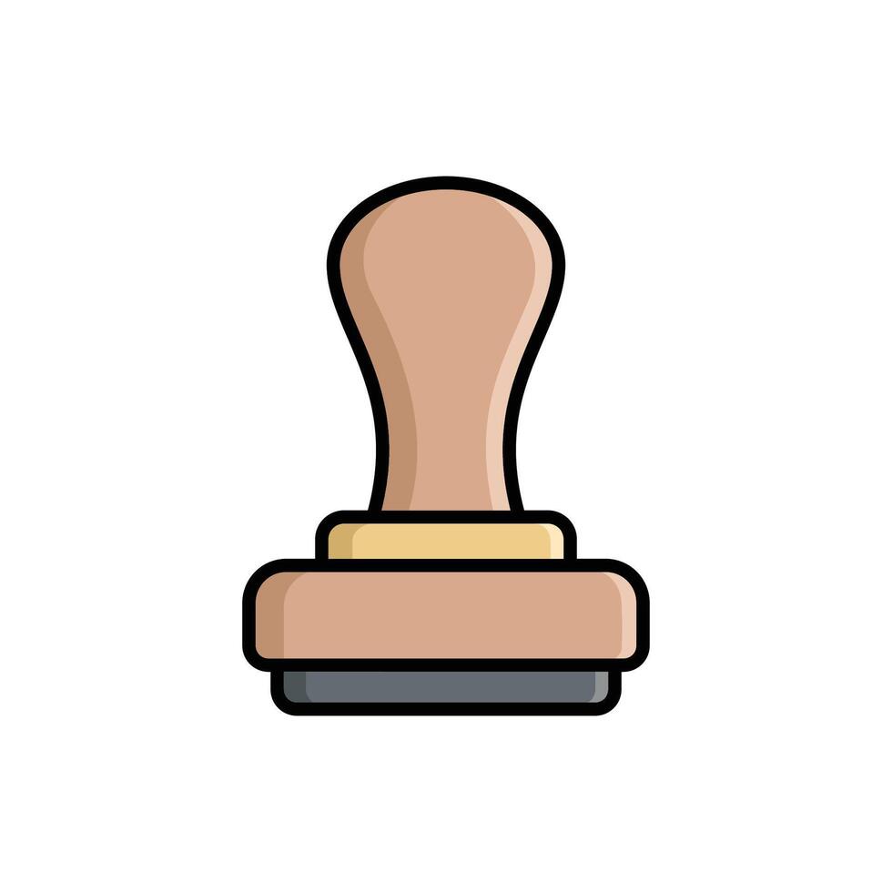 stamp icon design template simple and clean vector