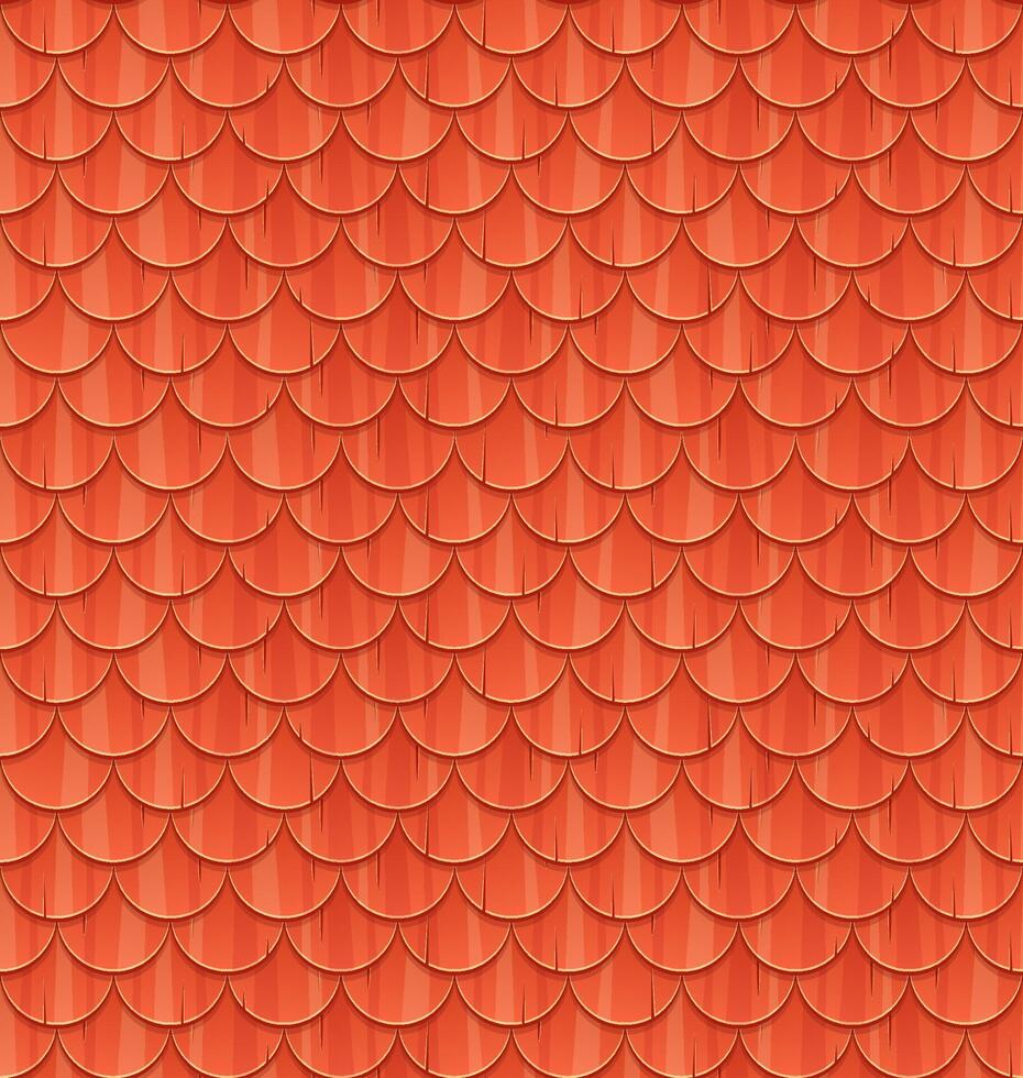 Roof tile seamless pattern background vector
