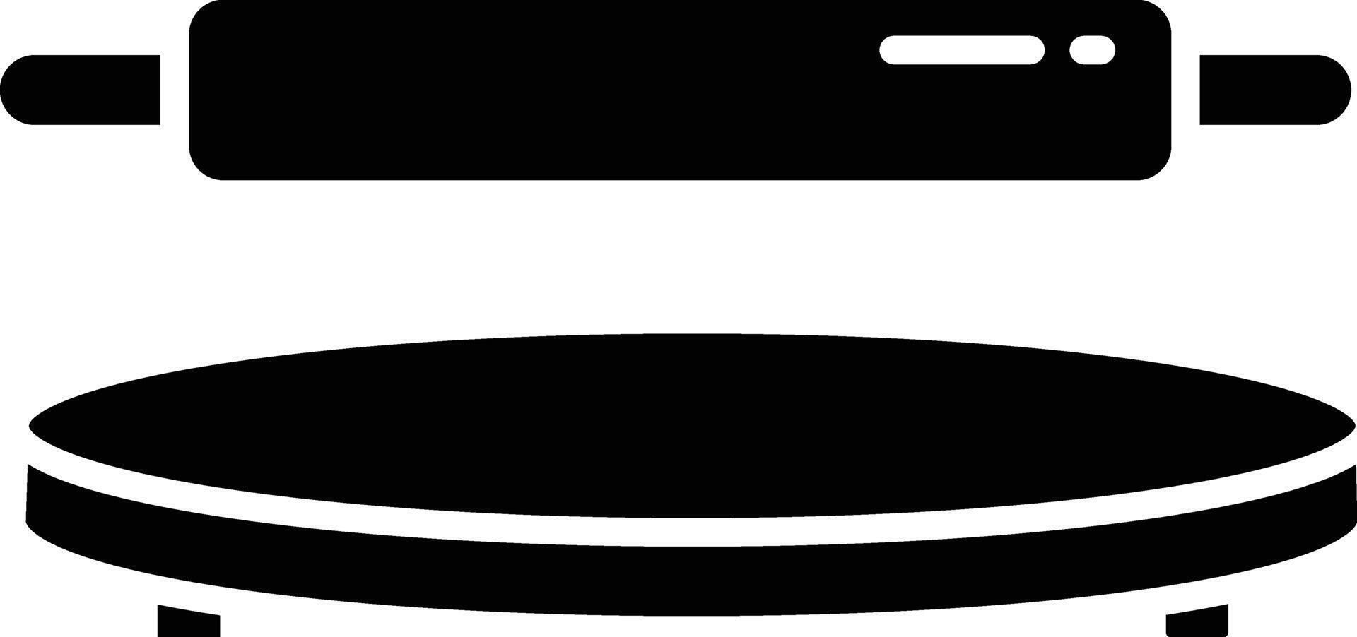Rolling Pin solid glyph illustration vector
