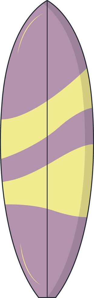 Cute Summer Beach Illustration. Isolated Clipart in Cartoon Design. vector