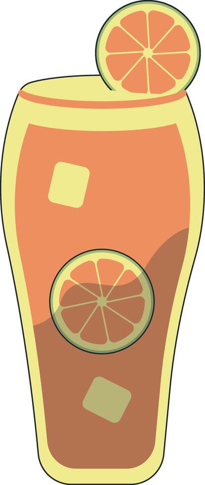 Cute Summer Beach Illustration. Isolated Clipart in Cartoon Design. vector