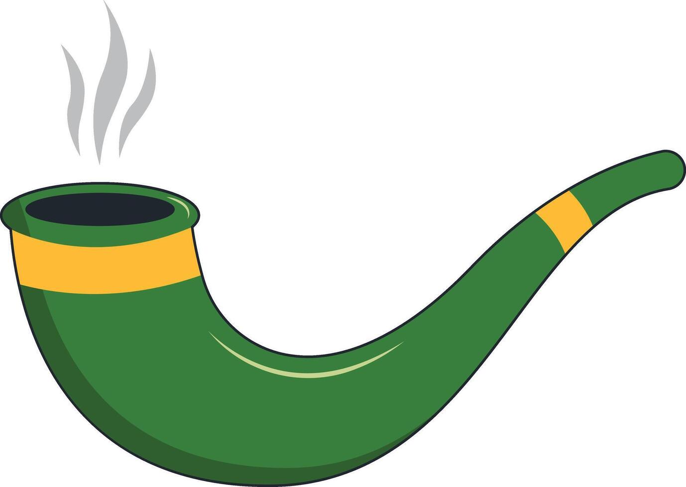 Happy St. Patrick's Day Sticker. with Trendy Cartoon Design. vector