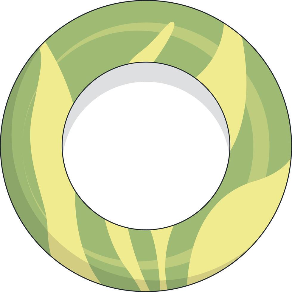 Cute Summer Beach Illustration. Isolated Clipart in Cartoon Design. vector