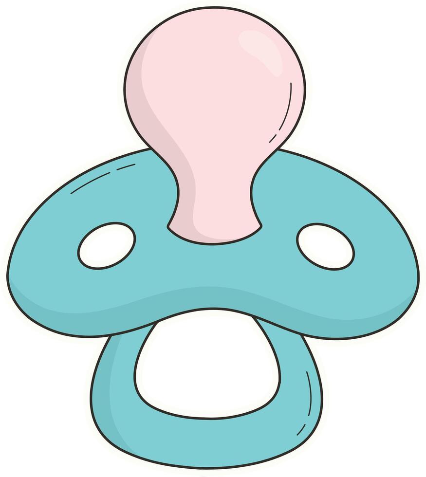 Baby Supplies Icon with Trendy Cartoon Style. Isolated vector