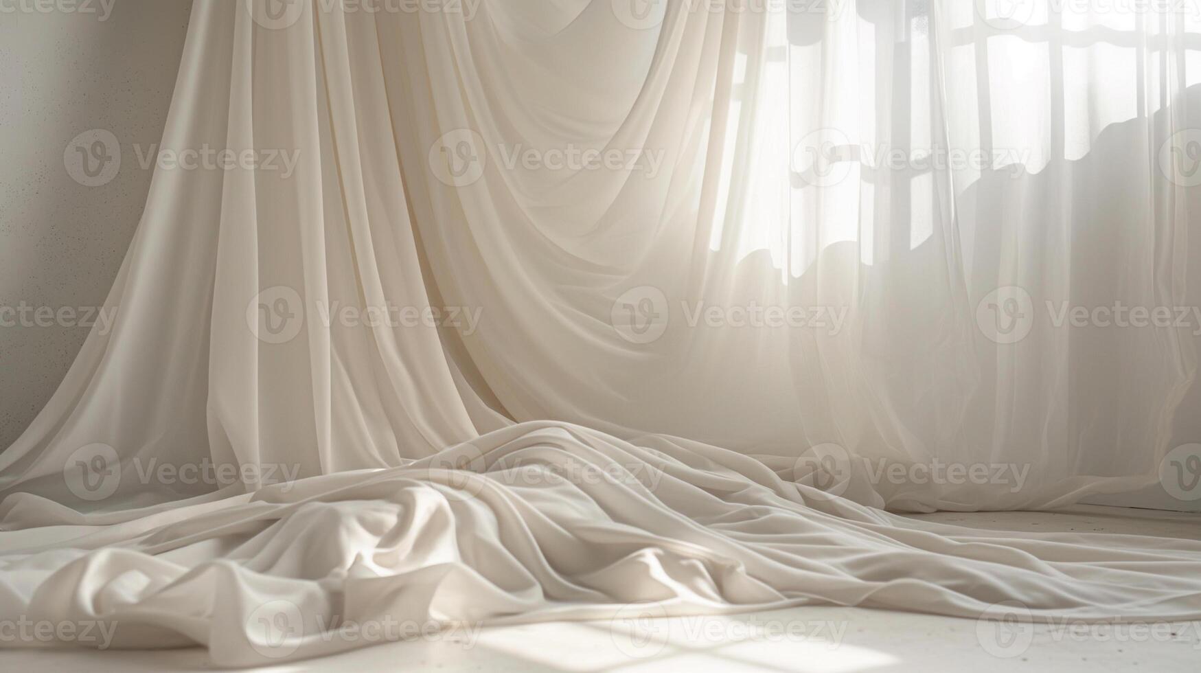 Chiffon fabric drapery background texture photo