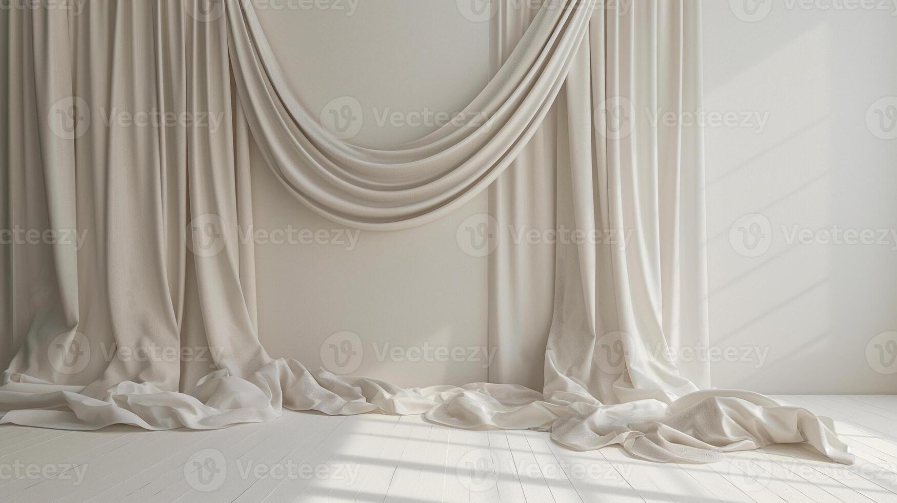 Chiffon fabric drapery background texture photo