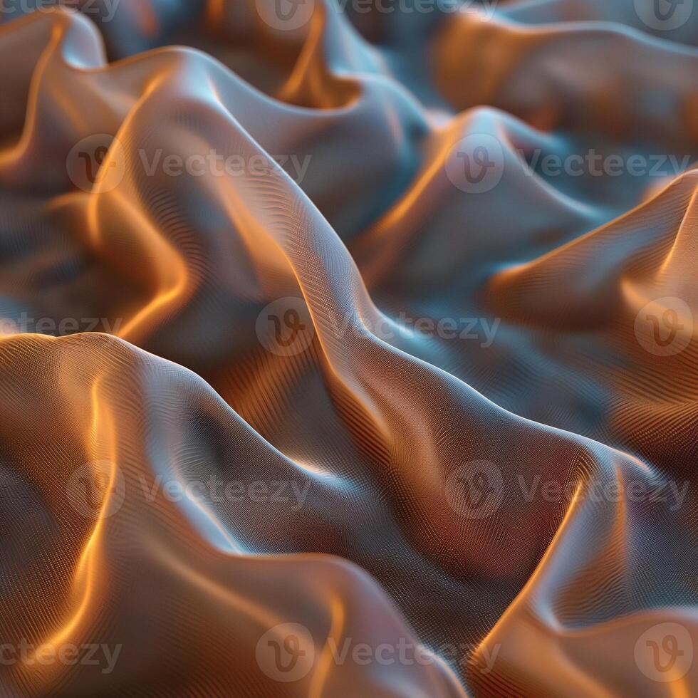 Flowing waves of fabric, gently undulating and rippling, with a soft, silk-like texture background photo