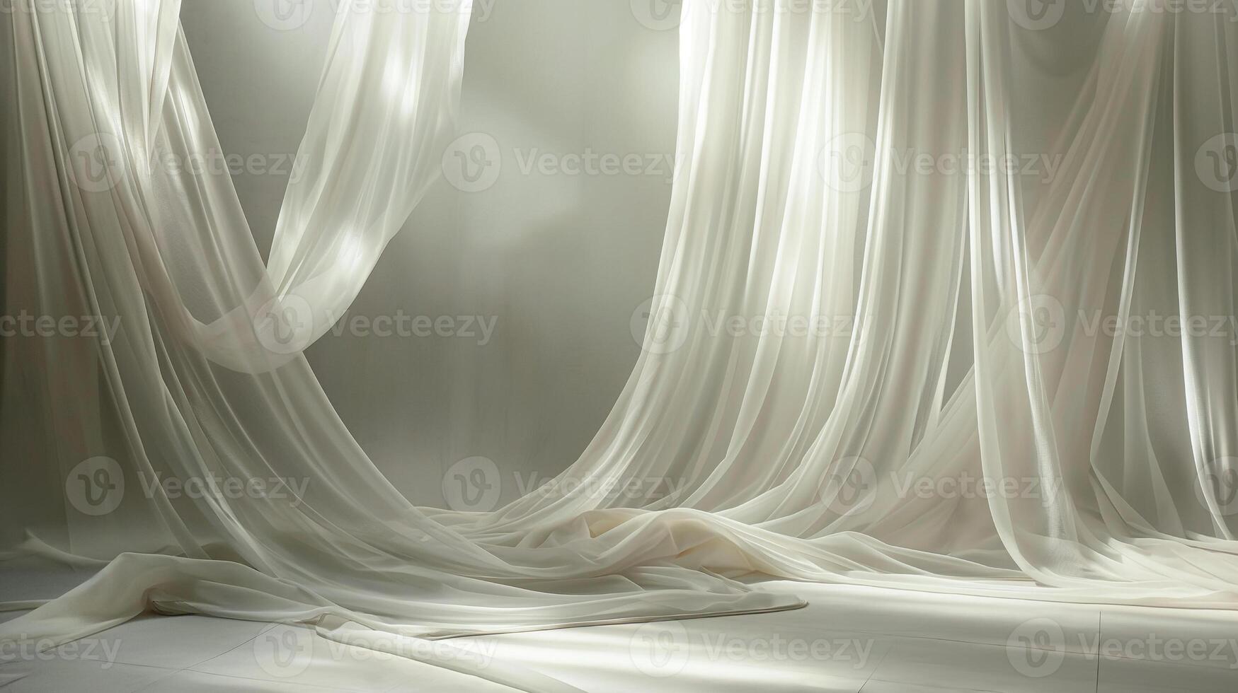 Chiffon fabric drapery background texture photo