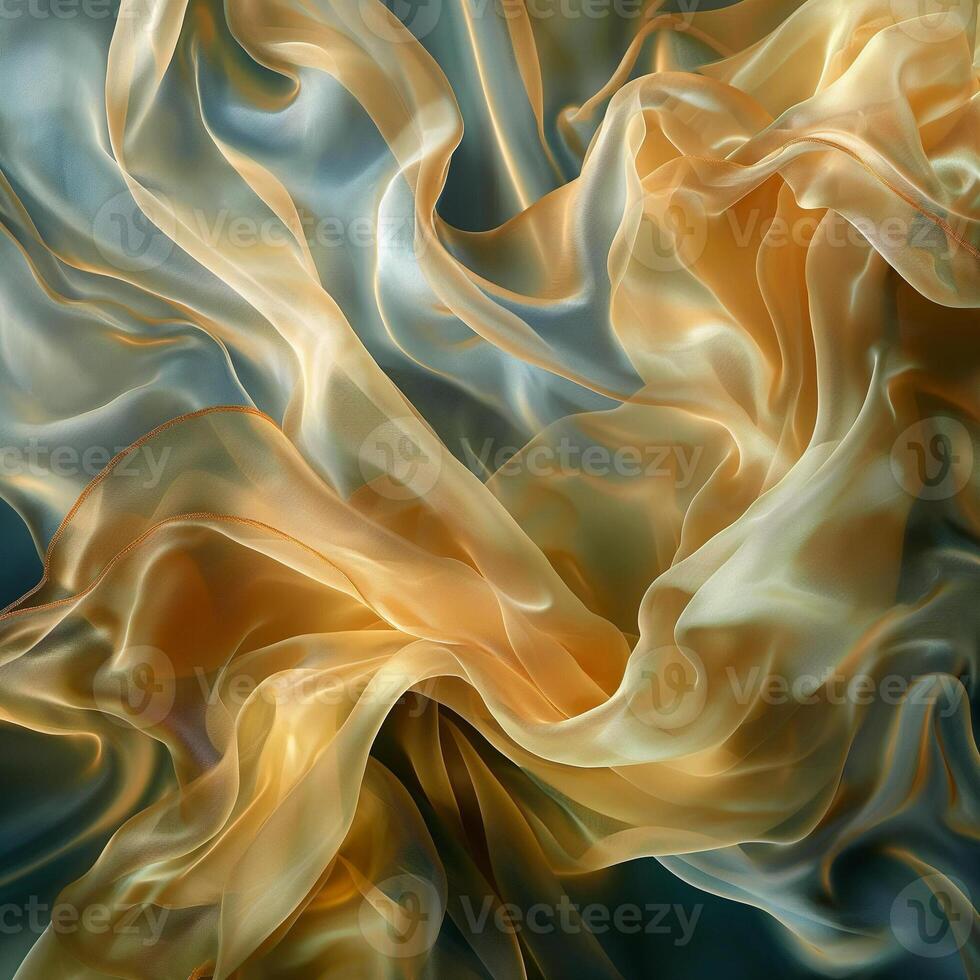 Flowing waves of fabric, gently undulating and rippling, with a soft, silk-like texture background photo