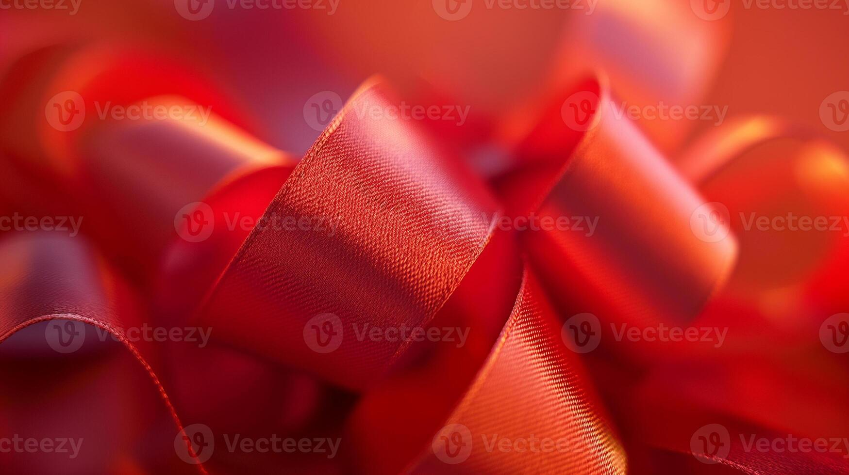 Bright gift wrapping ribbon for celebrating closeup background texture photo
