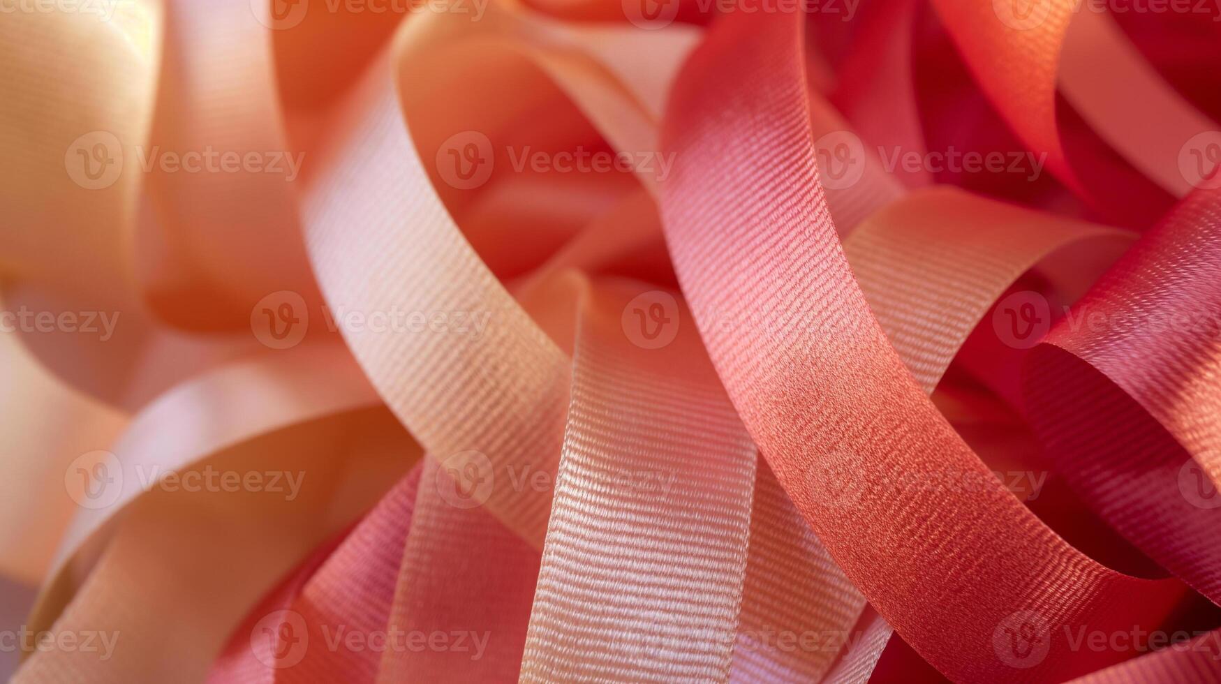 Bright gift wrapping ribbon for celebrating closeup background texture photo