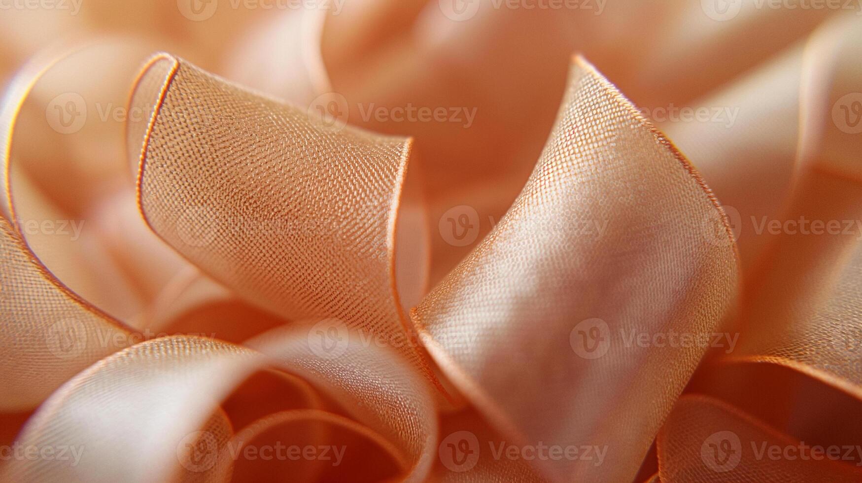 Bright gift wrapping ribbon for celebrating closeup background texture photo