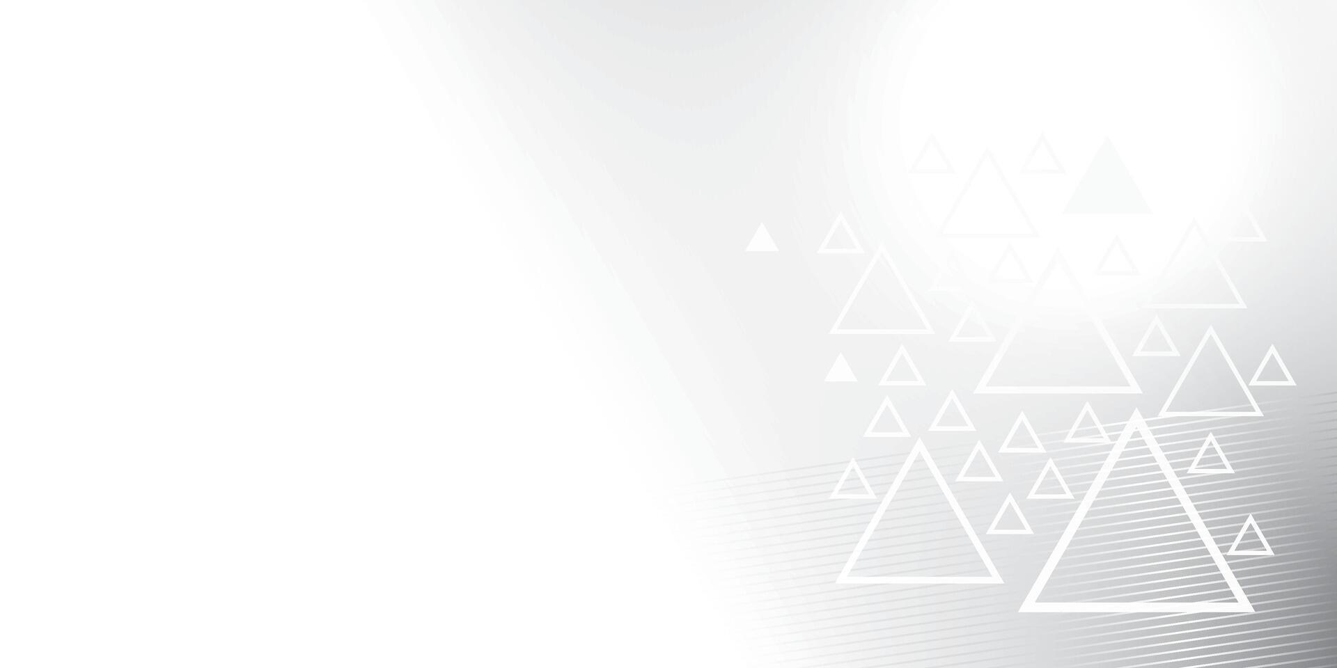 Abstract white and gray color, modern design stripes background with triangle shape. illustration. vector