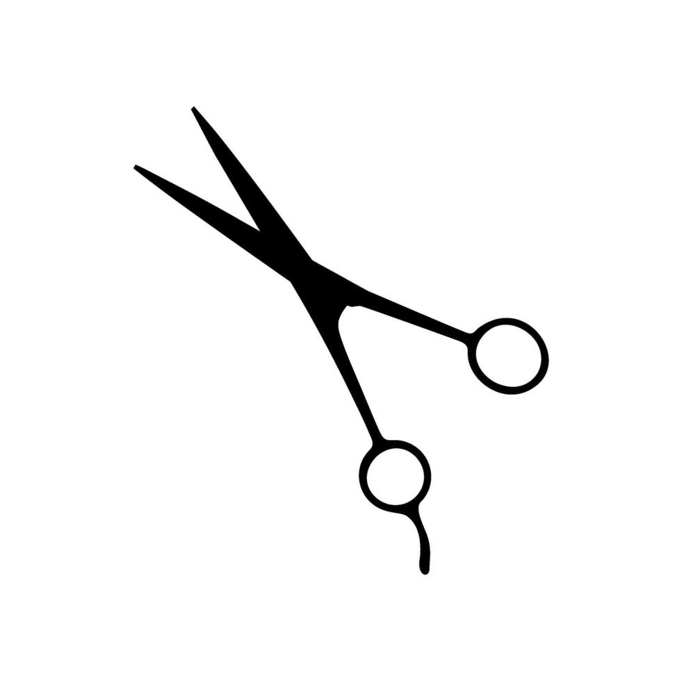 Scissors Silhouette, Flat Style, Can use for Pictogram, Art Illustration, Website, Apps, Logo Type or Graphic Design Element vector