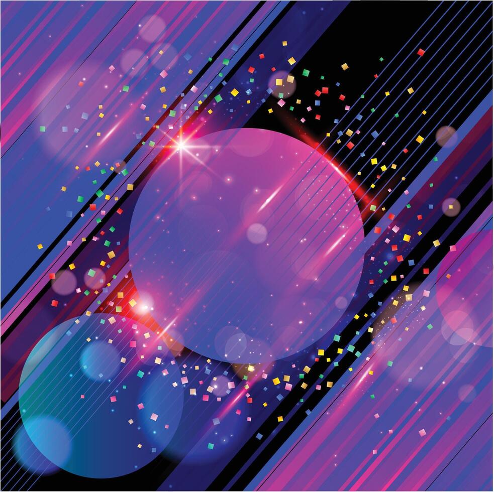 Abstract Elements Dark background vector