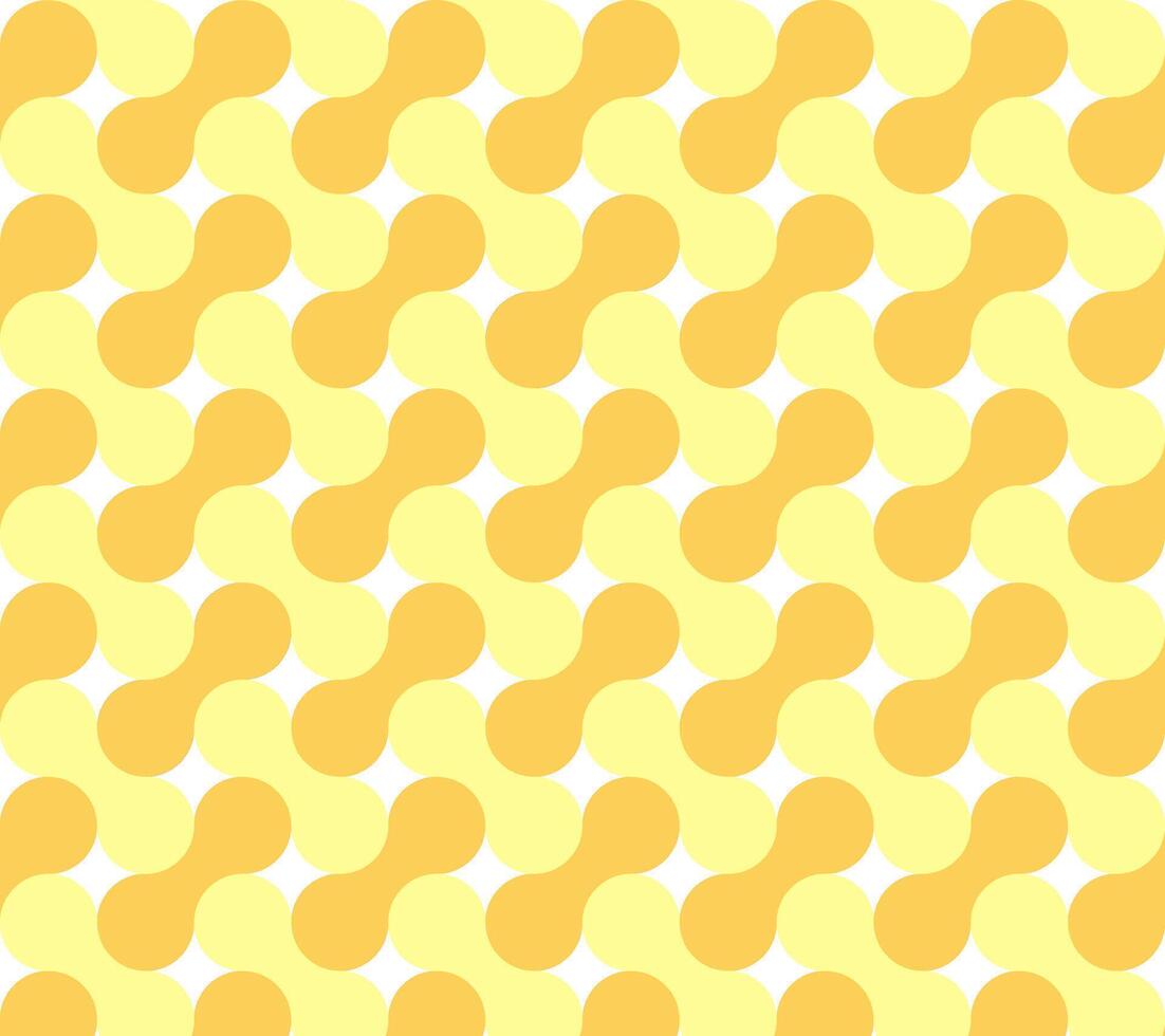 Seamless pattern with dots, circles, yellow tones. vector