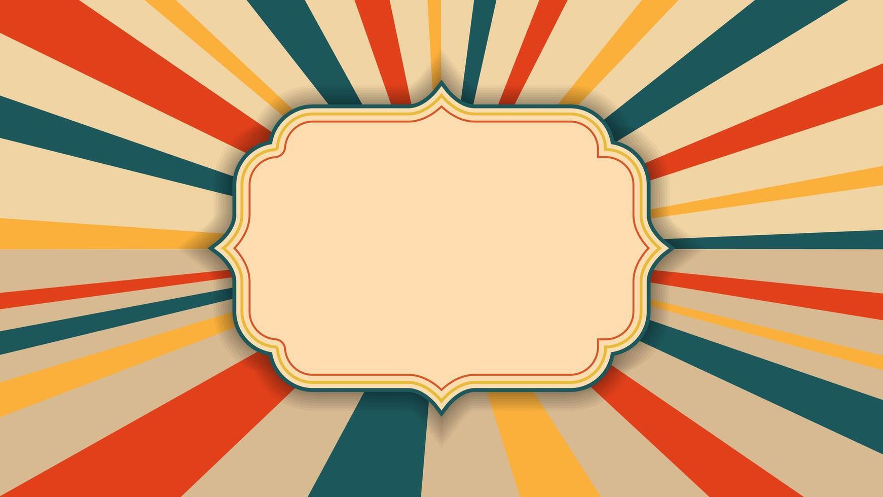 Classic style stripe line motion background a comic flair vector