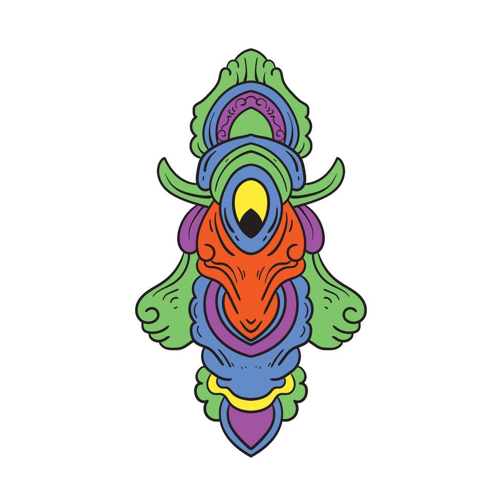 psychedelic doodles for your designs vector