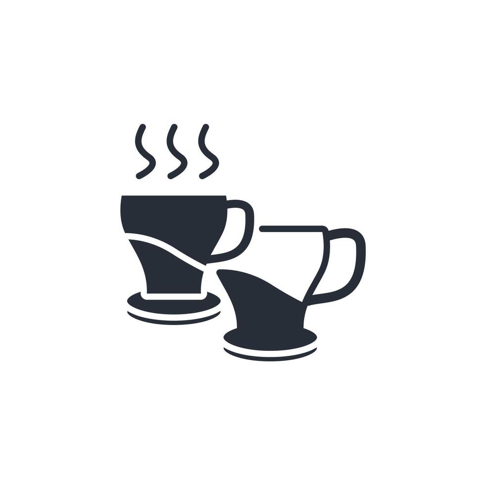 espresso coffee icon. .Editable stroke.linear style sign for use web design,logo.Symbol illustration. vector