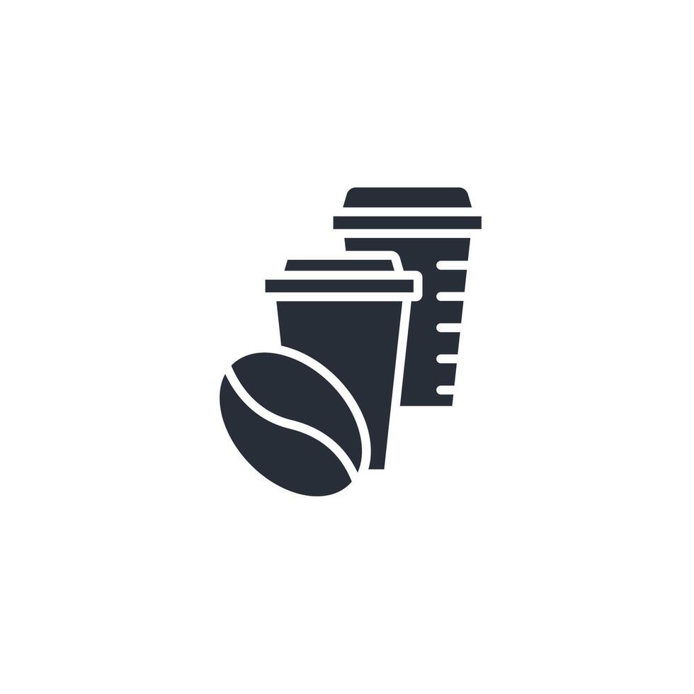 Coffee cup icon. .Editable stroke.linear style sign for use web design,logo.Symbol illustration. vector