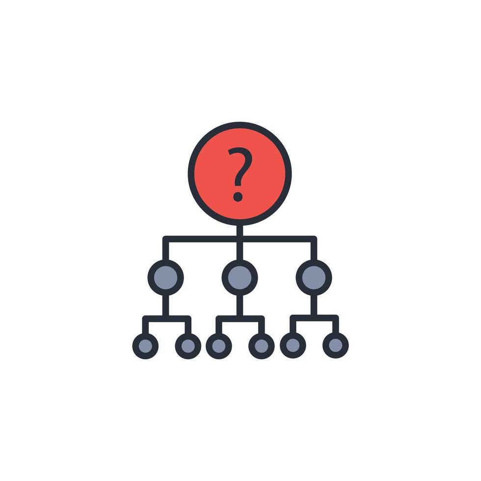 inquiry icon. .Editable stroke.linear style sign for use web design,logo.Symbol illustration. vector