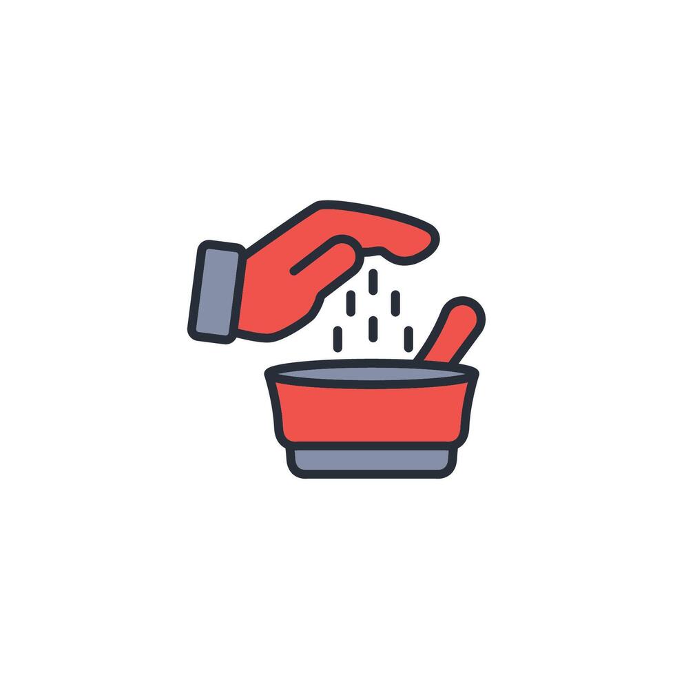 cook icon. .Editable stroke.linear style sign for use web design,logo.Symbol illustration. vector