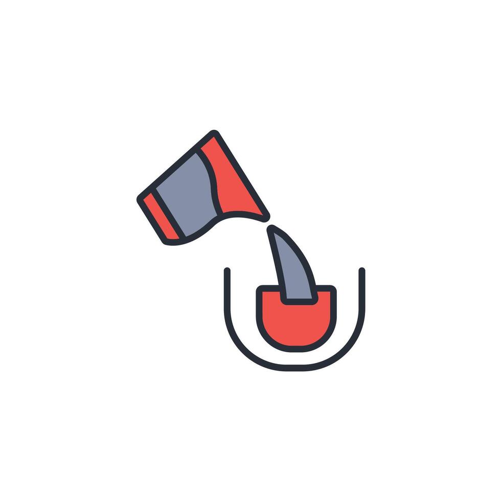 pour icon. .Editable stroke.linear style sign for use web design,logo.Symbol illustration. vector