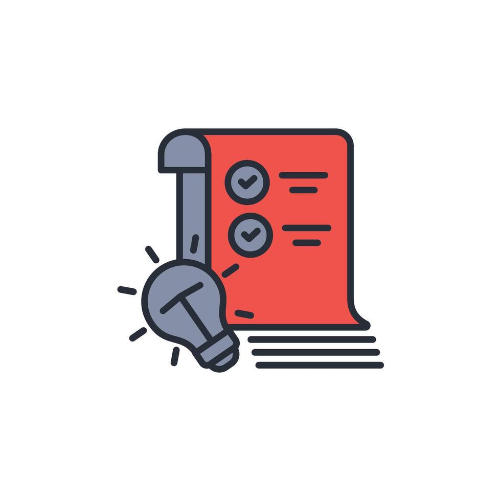 project icon. .Editable stroke.linear style sign for use web design,logo.Symbol illustration. vector