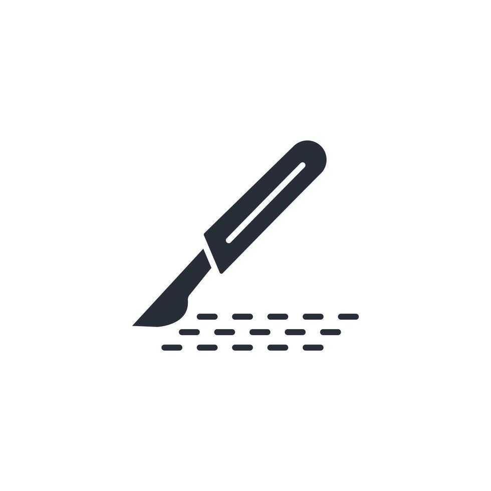 surgery icon. .Editable stroke.linear style sign for use web design,logo.Symbol illustration. vector