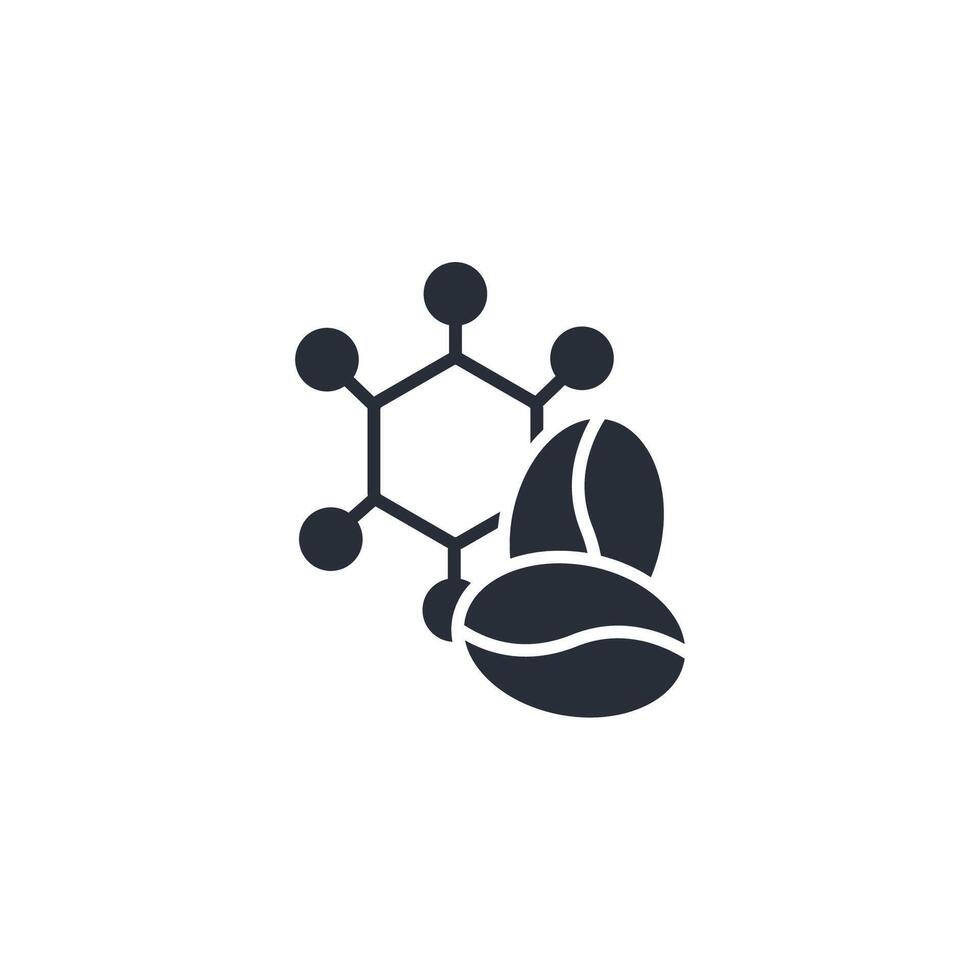 Caffeine icon. .Editable stroke.linear style sign for use web design,logo.Symbol illustration. vector
