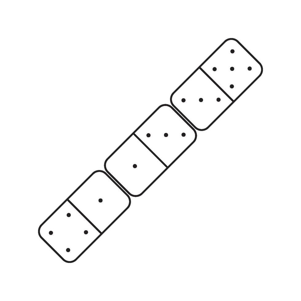 dominoes icon symbol vector