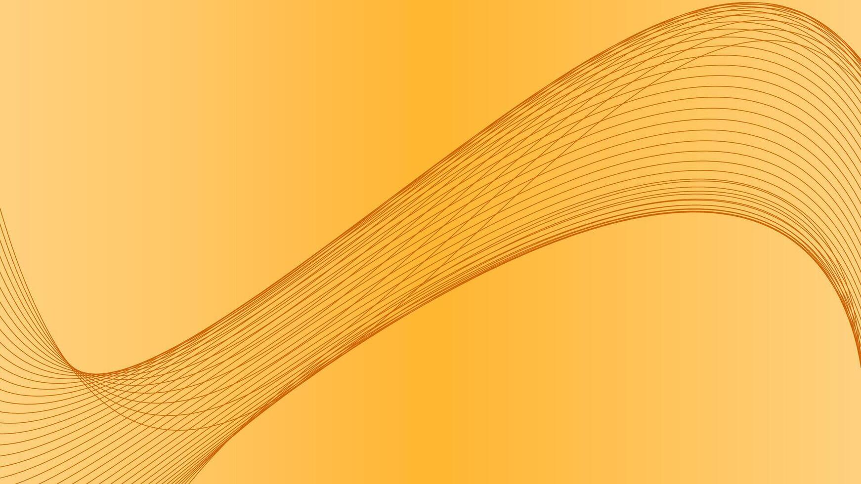 Abstract striped orange gradient background vector